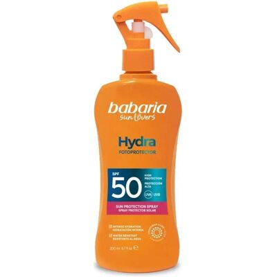 Babaria, Sonnencreme, Es wäre Sun. Aloe Hydra Sfp50 Sonnenschutzspray 200 ml (SPF 50, 200 ml) Babaria, Sonnencreme, Es wäre Sun. Aloe Hydra Sfp50 Sonnenschutzspray 200 ml (SPF 50, 200 ml)