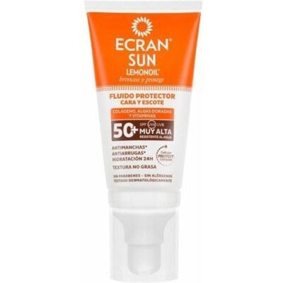Ecran, Sonnencreme, SUN LEMONOIL CARA & ESCOTE SPF50+ fluido solar 50 ml (SPF 50, 50 ml) Ecran, Sonnencreme, SUN LEMONOIL CARA & ESCOTE SPF50+ fluido solar 50 ml (SPF 50, 50 ml)
