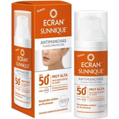 Ecran, Sonnencreme, SUNNIQUE antimanchas facial SPF50+ 50 ml (SPF 50+, 50 ml) Ecran, Sonnencreme, SUNNIQUE antimanchas facial SPF50+ 50 ml (SPF 50+, 50 ml)