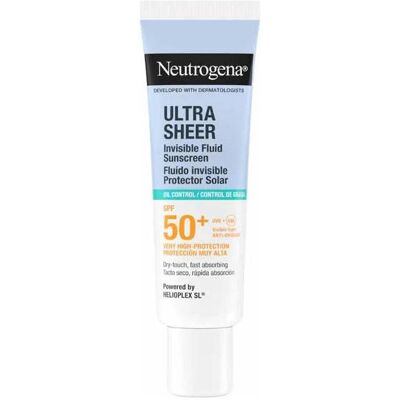 Neutrogena, Sonnencreme, Ultra Sheer Oil Control Spf 50 Fluid 50 Ml (SPF 50+, 50 ml) Neutrogena, Sonnencreme, Ultra Sheer Oil Control Spf 50 Fluid 50 Ml (SPF 50+, 50 ml)