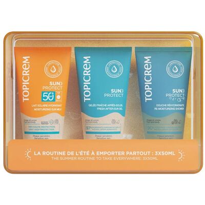 Topicrem, Sonnencreme, SUN PROTECT SPF50+ ESTUCHE 3 pz (SPF 50+, 50 ml) Topicrem, Sonnencreme, SUN PROTECT SPF50+ ESTUCHE 3 pz (SPF 50+, 50 ml)