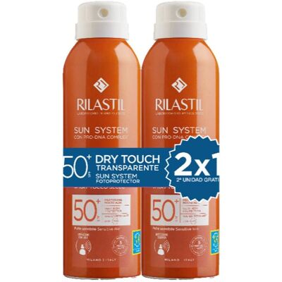 Rilastil, Sonnencreme, SPF50+ Spray Transparenter Trocken-Touch-Pack (SPF 50+, 200 ml) Rilastil, Sonnencreme, SPF50+ Spray Transparenter Trocken-Touch-Pack (SPF 50+, 200 ml)
