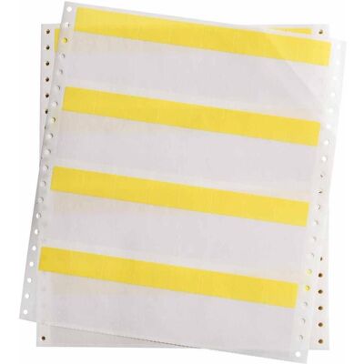 Brady, Etikettenrolle, DAT-37-292-YL, selbstlaminerendes Vinyl, Gelb/Transparent, matt, 25,4 x 19,05(57,15)mm, perm (25.40 mm) Brady, Etikettenrolle, DAT-37-292-YL, selbstlaminerendes Vinyl, Gelb/Transparent, matt, 25,4 x 19,05(57,15)mm, perm (25.40 mm)