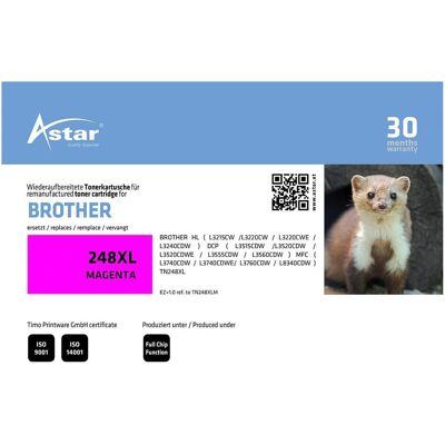 Astar Toner, AS20423 BROTHER 248XL HL Toner Astar Toner, AS20423 BROTHER 248XL HL Toner
