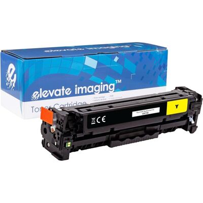 Elevate - CE412A - HP LaserJet Pro - Tonerpatrone Elevate - CE412A - HP LaserJet Pro - Tonerpatrone
