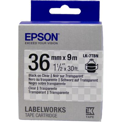 Epson Etikettenrolle, Etikettenkassette Lk-7tbn (36 mm) Epson Etikettenrolle, Etikettenkassette Lk-7tbn (36 mm)