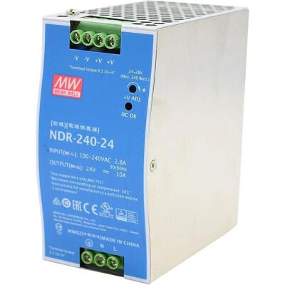 Ernitec, Systemstromversorgung, 24V, 240W Din-Rail Power Ernitec, Systemstromversorgung, 24V, 240W Din-Rail Power