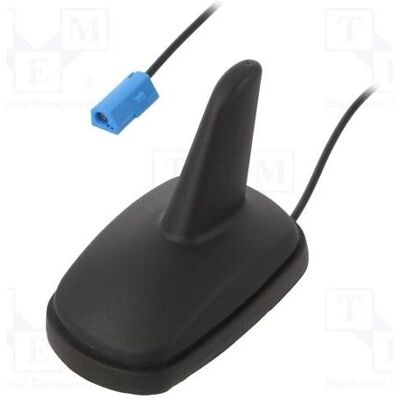 4CarMedia, Auto Antenne, Antenne KFZ,SHARK AM,FM Opel GM schwarz 12VDC mit Verstärker 4CarMedia, Auto Antenne, Antenne KFZ,SHARK AM,FM Opel GM schwarz 12VDC mit Verstärker