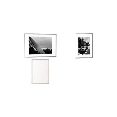 Paperflow, Bilderrahmen, Alu-Bilderrahmen (B)300 x (H)400 mm, silber Rahmen aus Aluminium, Rückseite aus Hartfaserplatten (30 x 40 cm) Paperflow, Bilderrahmen, Alu-Bilderrahmen (B)300 x (H)400 mm, silber Rahmen aus Aluminium, Rückseite aus Hartfaserplatten (30 x 40 cm)