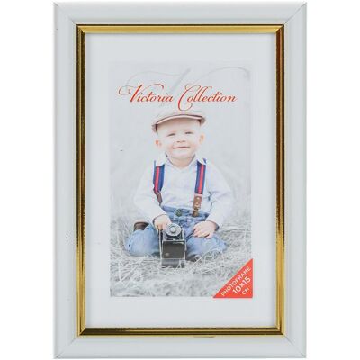 Victoria Bilderrahmen, Fotorahmen „Royal“, 10 x 15 cm, weiss Victoria Bilderrahmen, Fotorahmen „Royal“, 10 x 15 cm, weiss