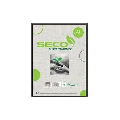 Seco Stewart Superior A1 Gebürstetes Aluminium Bilderrahmen - Schwarz Seco Stewart Superior A1 Gebürstetes Aluminium Bilderrahmen - Schwarz