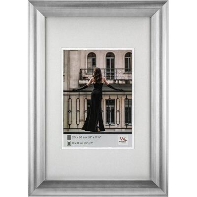 WALTHER DESIGN Venetia-Designrahmen 030x040 cm silber - Bilderrahmen WALTHER DESIGN Venetia-Designrahmen 030x040 cm silber - Bilderrahmen
