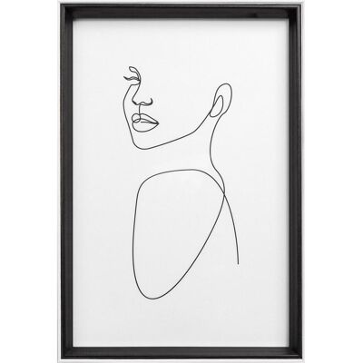 Walther Design 020x030cm schwarzer Holz-Silhouettenrahmen - Bilderrahmen Walther Design 020x030cm schwarzer Holz-Silhouettenrahmen - Bilderrahmen