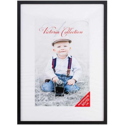 Victoria Bilderrahmen, Cubo Fotorahmen 50x70, schwarz (VF2275) (50 x 70 cm) Victoria Bilderrahmen, Cubo Fotorahmen 50x70, schwarz (VF2275) (50 x 70 cm)