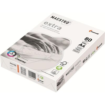 Igepa, Kopierpapier, Maestro Extra Druckerpapier () 500 Blätter (A4, 80 g/m²) Igepa, Kopierpapier, Maestro Extra Druckerpapier () 500 Blätter (A4, 80 g/m²)