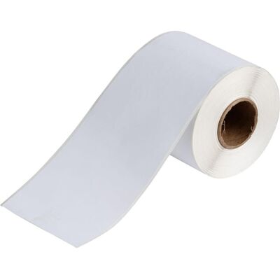 Brady, Etikettenrolle, J20C-4000-2475, Inkjet Polyester Folie, Weiss, matt, 101.60 mm x 30.48 m, permanent, Endlos (106.68 mm) Brady, Etikettenrolle, J20C-4000-2475, Inkjet Polyester Folie, Weiss, matt, 101.60 mm x 30.48 m, permanent, Endlos (106.68 mm)
