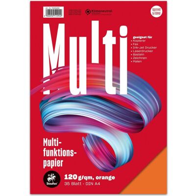 Magni, Kopierpapier, Multifunktionspapier A4 120g 35 Blatt orange (A4, 120 g/m²) Magni, Kopierpapier, Multifunktionspapier A4 120g 35 Blatt orange (A4, 120 g/m²)