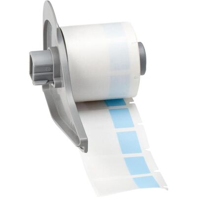 Brady, Etikettenrolle, M7-30-427-BL, selbstlaminierendes Vinyl, Blau/Transparent, matt, 19.05 x 12.70(38.10) mm, fü (19.05 mm) Brady, Etikettenrolle, M7-30-427-BL, selbstlaminierendes Vinyl, Blau/Transparent, matt, 19.05 x 12.70(38.10) mm, fü (19.05 mm)