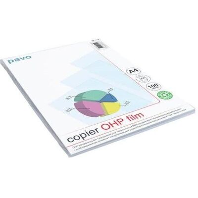 Pavo Kopierpapier, Folie DIN A4 Transparent Copier OHP (A4) Pavo Kopierpapier, Folie DIN A4 Transparent Copier OHP (A4)