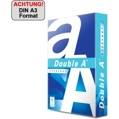 Double A, Kopierpapier, Everyday (A3, 500 Blätter, 70 g/m²) Double A, Kopierpapier, Everyday (A3, 500 Blätter, 70 g/m²)