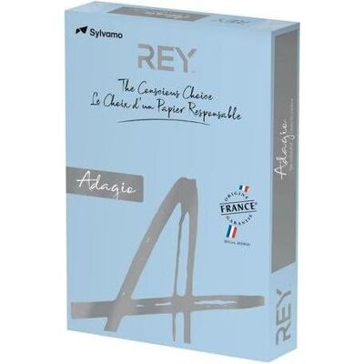 Rey, Kopierpapier, Farbiges Papier A3 Adagio 80 g/m² 500 Blatt Blau (A3, 80 g/m²) Rey, Kopierpapier, Farbiges Papier A3 Adagio 80 g/m² 500 Blatt Blau (A3, 80 g/m²)