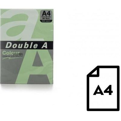 Double A, Kopierpapier, Colour paper, 80g, A4, 500 sheets, Emerald (A4, 80 g/m²) Double A, Kopierpapier, Colour paper, 80g, A4, 500 sheets, Emerald (A4, 80 g/m²)