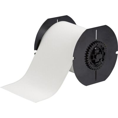 Brady, Etikettenrolle, B30C-4000-855-WT, Toughwash-Etiketten, Polyester, Weiss, matt, 101.60 mm x 15.24 m, stark kle (101.60 mm) Brady, Etikettenrolle, B30C-4000-855-WT, Toughwash-Etiketten, Polyester, Weiss, matt, 101.60 mm x 15.24 m, stark kle (101.60 mm)