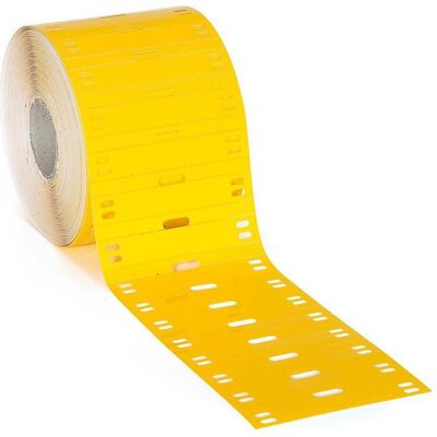 Brady, Etikettenrolle, BPT-6010-7598-YL, Polyester, Gelb, Glänzend, 60.00 x 10.00 mm, nicht klebend, für BBP11 u. B Brady, Etikettenrolle, BPT-6010-7598-YL, Polyester, Gelb, Glänzend, 60.00 x 10.00 mm, nicht klebend, für BBP11 u. B
