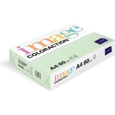 Image, Kopierpapier, Kopipapir Coloraction A4 80g Jungle Pale green 500ark/pkt - (500 ark pr. pakke) (A4, 500 Blätter, 80 g/m²) Image, Kopierpapier, Kopipapir Coloraction A4 80g Jungle Pale green 500ark/pkt - (500 ark pr. pakke) (A4, 500 Blätter, 80 g/m²)