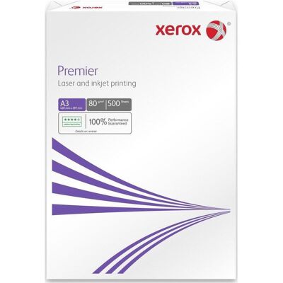 Xerox Kopierpapier, Premier Kopierpapier (A3, 500 Blätter, 80 g/m²) Xerox Kopierpapier, Premier Kopierpapier (A3, 500 Blätter, 80 g/m²)