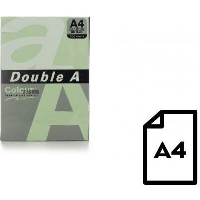 Double A, Kopierpapier, Farbiges Papier, 80 g, A4, 500 Blatt, Lagune (A4, 500 Blätter, 80 g/m²) Double A, Kopierpapier, Farbiges Papier, 80 g, A4, 500 Blatt, Lagune (A4, 500 Blätter, 80 g/m²)