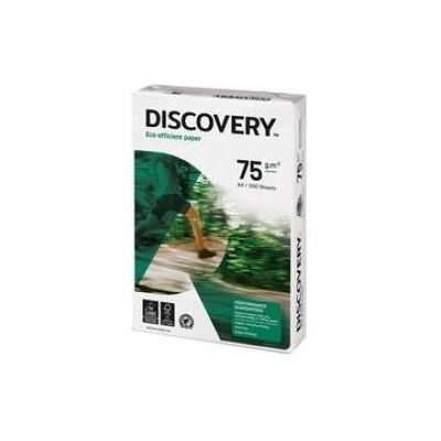 Discovery, Kopierpapier, Multifunktionspapier, US-Format, 75 g/qm, weiss 216 x 279 mm, blanko, Weissegrad: 161 (75 g/m²) Discovery, Kopierpapier, Multifunktionspapier, US-Format, 75 g/qm, weiss 216 x 279 mm, blanko, Weissegrad: 161 (75 g/m²)