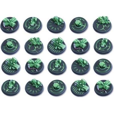 Tabletop-Art Crystal Tech Bases - 32mm DEAL (Kunststoff) Tabletop-Art Crystal Tech Bases - 32mm DEAL (Kunststoff)
