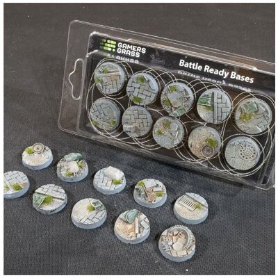 Gamers Grass - Bases Oval - Urban Warfare 105 mm - Bases Gamers Grass - Bases Oval - Urban Warfare 105 mm - Bases