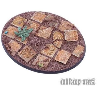 Tabletop-Art Lizard City Bases - 120mm Oval 1 Tabletop-Art Lizard City Bases - 120mm Oval 1