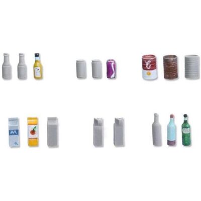 Tabletop-Art Zubehör Beverage Bottles And Cans 17 Teile (Kunststoff) Tabletop-Art Zubehör Beverage Bottles And Cans 17 Teile (Kunststoff)