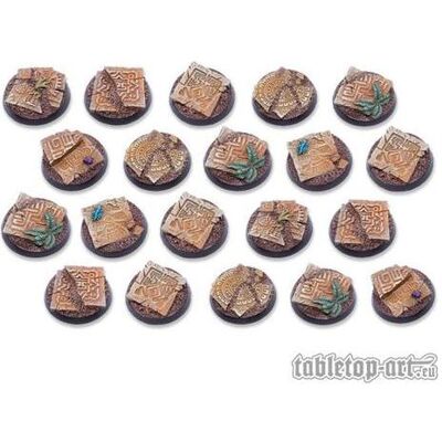 Tabletop-Art Lizard City Bases - 32mm DEAL (20) (Kunststoff) Tabletop-Art Lizard City Bases - 32mm DEAL (20) (Kunststoff)