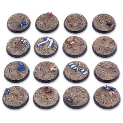 Tabletop-Art Bloody Sports - Muddy Pitch Bases DEAL - 32mm (16) (Kunststoff) Tabletop-Art Bloody Sports - Muddy Pitch Bases DEAL - 32mm (16) (Kunststoff)