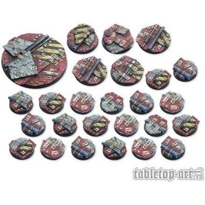 Tabletop-Art Scrap Steel Bases - Starter DEAL Rund (20-5-1) Tabletop-Art Scrap Steel Bases - Starter DEAL Rund (20-5-1)