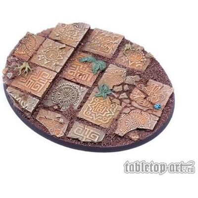 Tabletop-Art Lizard City Bases - 120mm Oval 2 Tabletop-Art Lizard City Bases - 120mm Oval 2