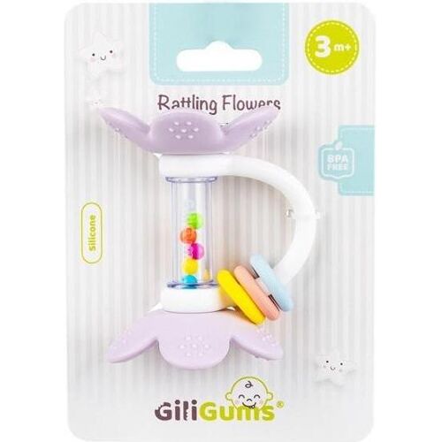 Gili Gums, Beissring, Klapperblumen lila