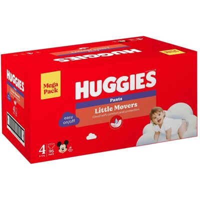 Huggies Little Movers (Gr. 4, Monatsbox, 96 Stk.) Huggies Little Movers (Gr. 4, Monatsbox, 96 Stk.)