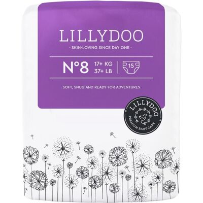 Lillydoo Windeln Gr. 8 (17+ kg), 15 St (Gr. 8, 15 Stk.) Lillydoo Windeln Gr. 8 (17+ kg), 15 St (Gr. 8, 15 Stk.)