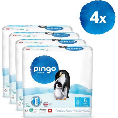 Pingo Ökowindeln (Gr. 5, Halbmonatsbox, 144 Stk.) Pingo Ökowindeln (Gr. 5, Halbmonatsbox, 144 Stk.)