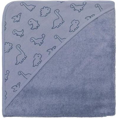 Fillikid, Babybadetuch, Kapuzenbadetuch 75 x 75 cm - Dino - Blau (75 x 75 cm) Fillikid, Babybadetuch, Kapuzenbadetuch 75 x 75 cm - Dino - Blau (75 x 75 cm)