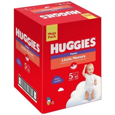 Huggies Little Movers (Monatsbox, 80 Stk.) Huggies Little Movers (Monatsbox, 80 Stk.)