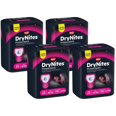 Huggies DryNites Mädchen Pyjama-Hosen 3-5 Jahre - Baby- und Kleinkindwindeln Huggies DryNites Mädchen Pyjama-Hosen 3-5 Jahre - Baby- und Kleinkindwindeln