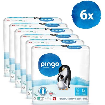 Pingo Ökowindeln (Gr. 5, Monatsbox, 216 Stk.) Pingo Ökowindeln (Gr. 5, Monatsbox, 216 Stk.)