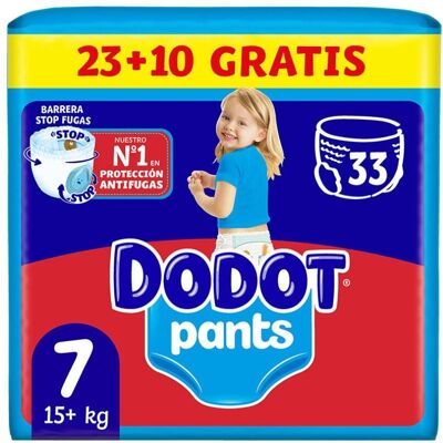 Dodot PANTS pañal-braguita talla 7 +17 kg 33 u (Gr. 7, 33 Stk.) Dodot PANTS pañal-braguita talla 7 +17 kg 33 u (Gr. 7, 33 Stk.)
