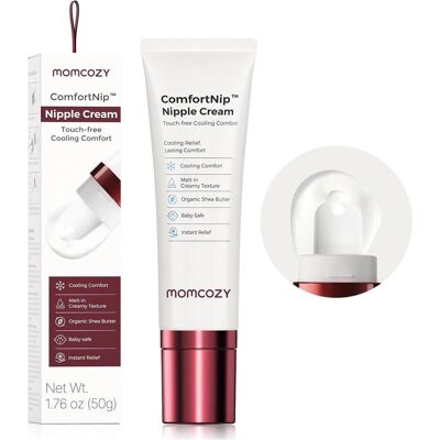 Momcozy, Mamapflege, Comfortnip™ Cooling Comfort & Touch Free Nipple Cream Momcozy, Mamapflege, Comfortnip™ Cooling Comfort & Touch Free Nipple Cream